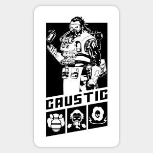 Caustic Sticker